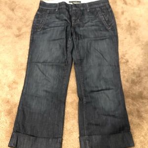 NWT Joe’s jeans cropped dark wash jeans